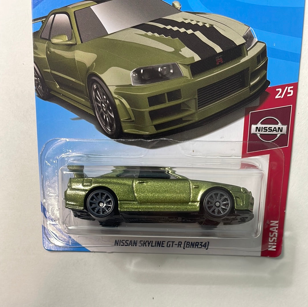 Hot Wheels 1/64 Nissan Skyline GT-R (BNR34) Green