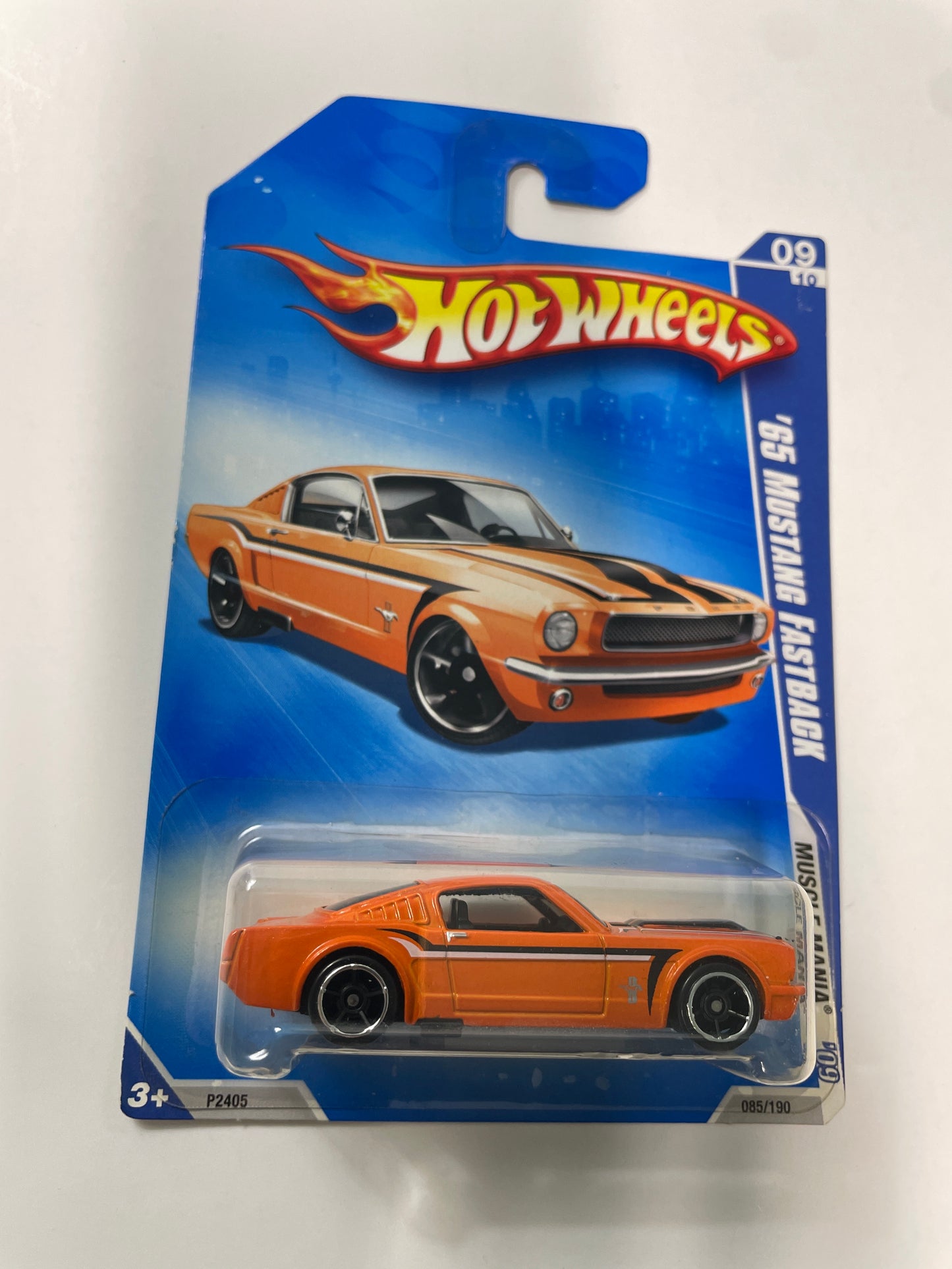 Hot Wheels 1/64 '65 Ford Mustang Fastback Orange