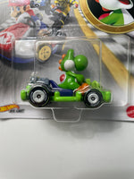 Hot Wheels 1/64 Mario Kart Yoshi w/ Pipe Frame Green