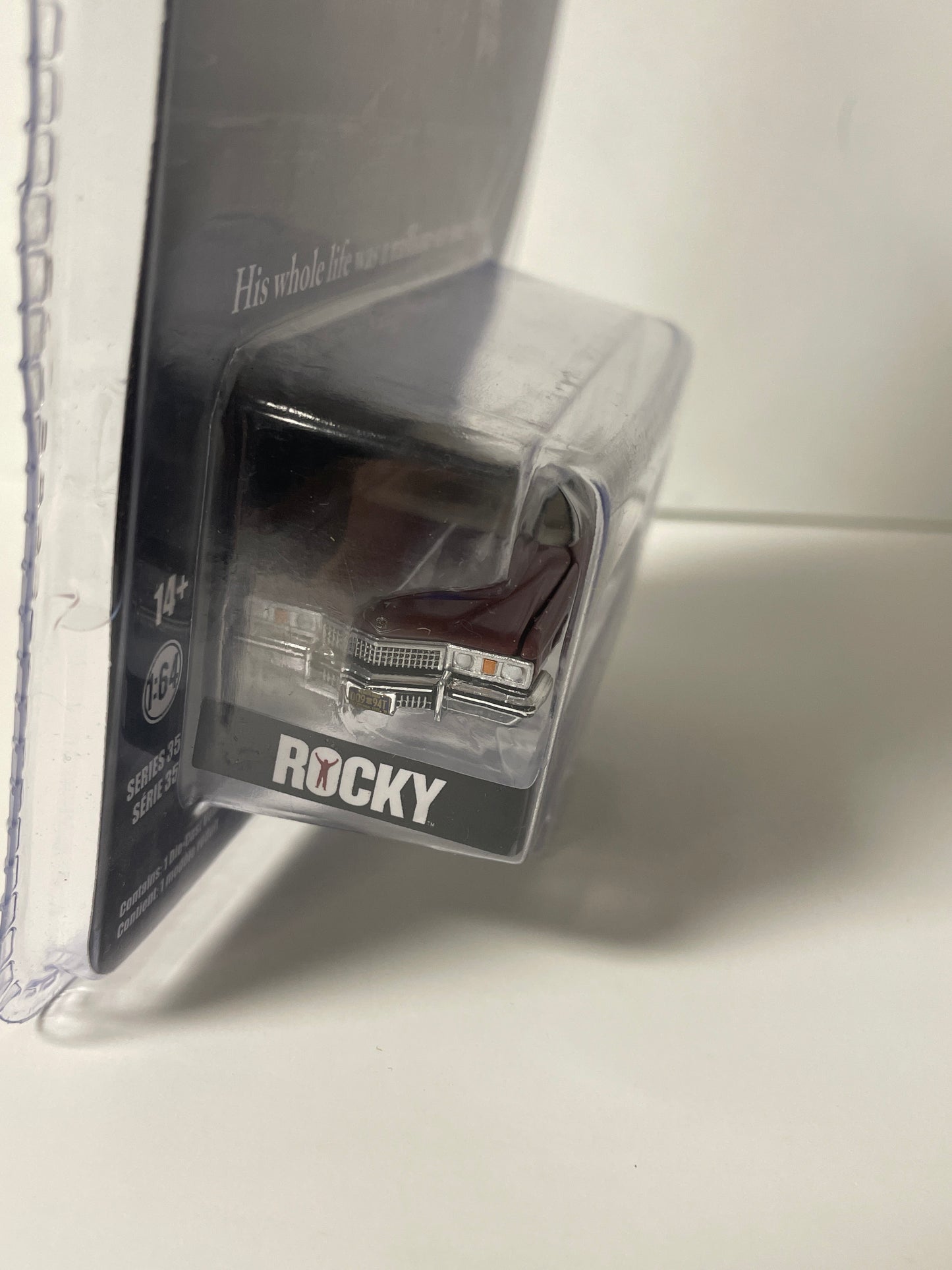 Greenlight 1/64 Hollywood Rocky 1973 Cadillac Sedan deVille Red - 44950A