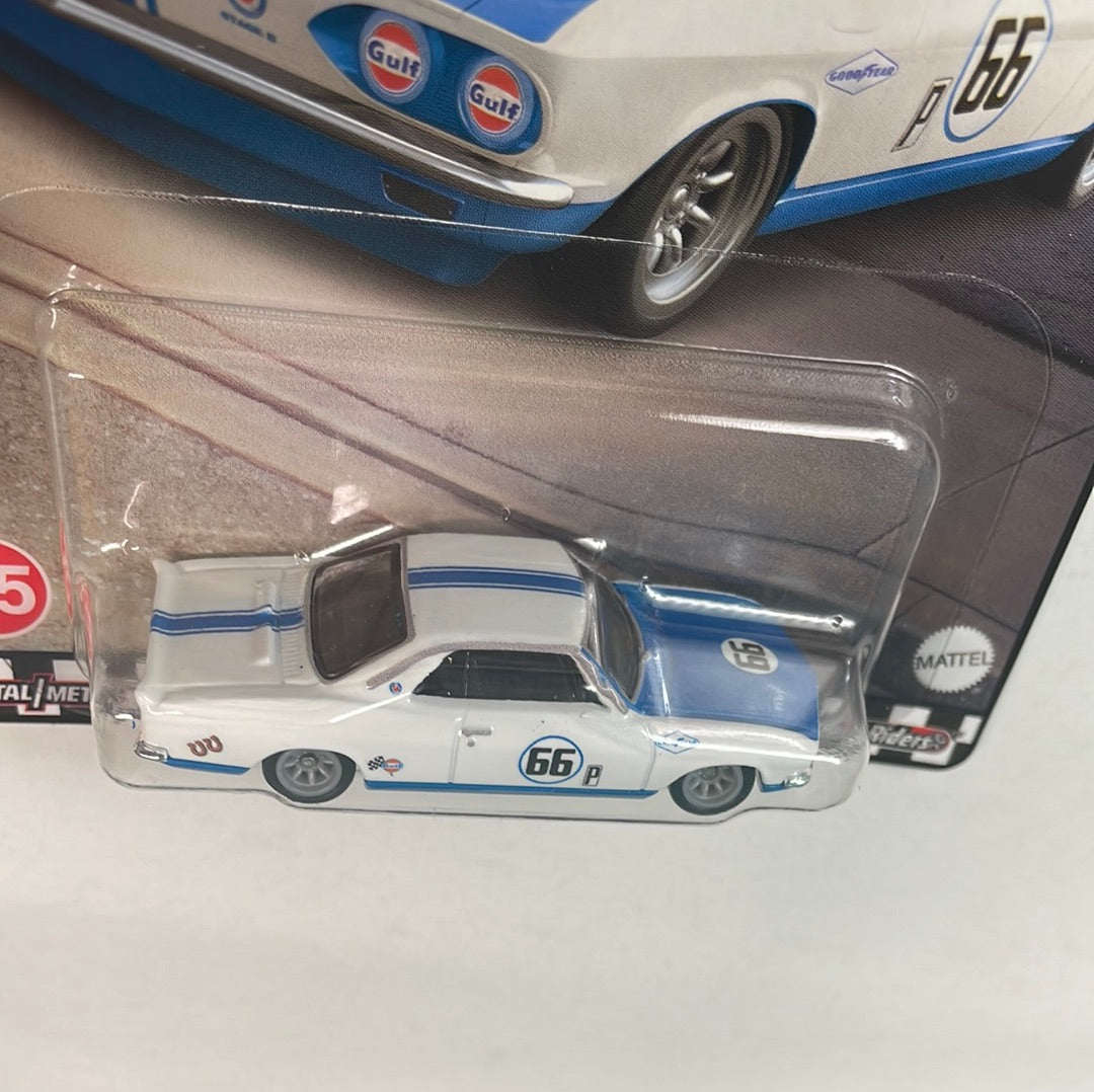 Hot Wheels 1/64 Boulevard Mix U ‘66 Chevrolet Corvair Yenko Stinger White & Blue