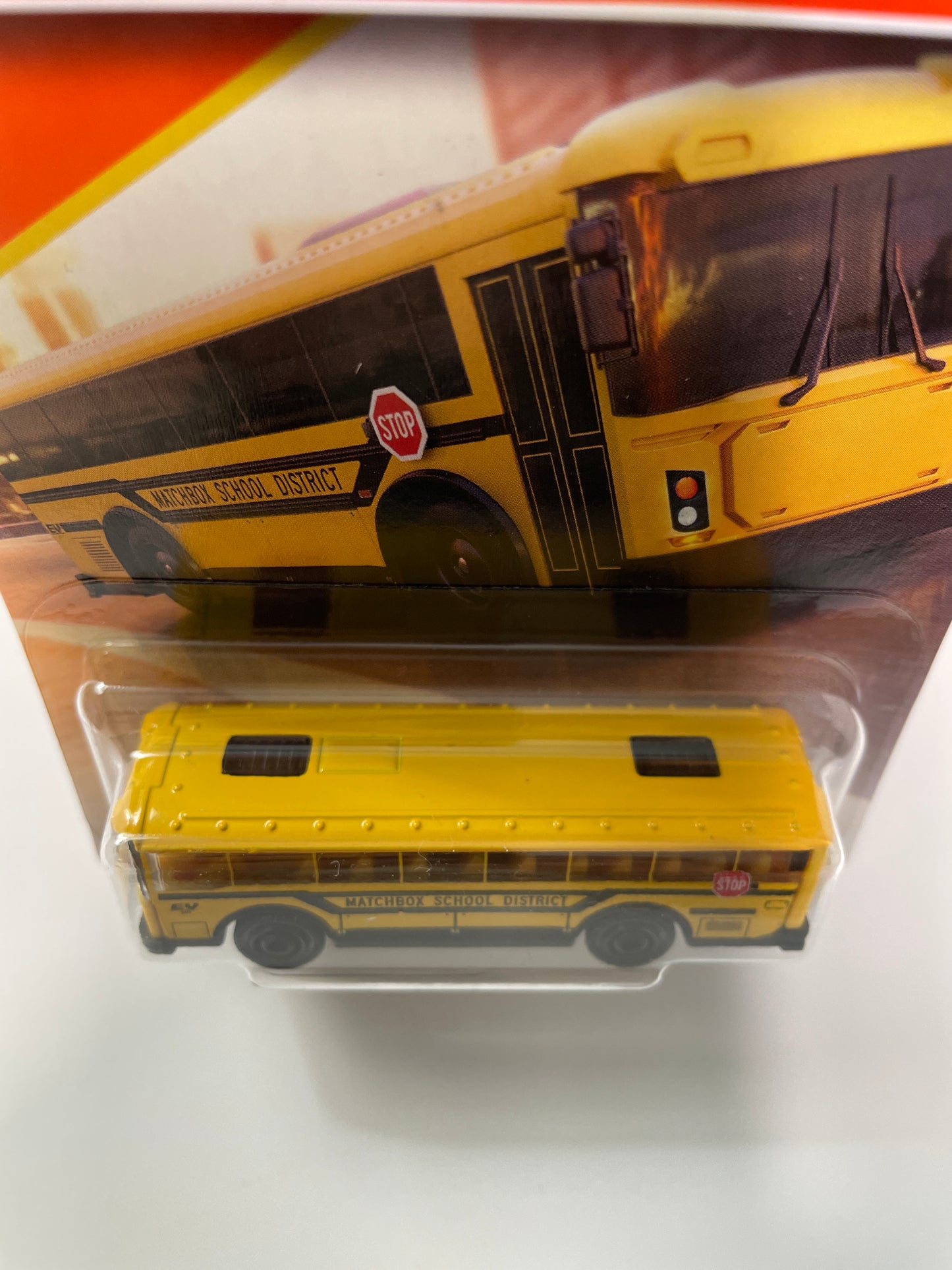 Matchbox 1/64 MBX EV School Bus Yellow