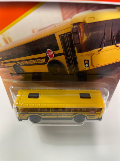 Matchbox 1/64 MBX EV School Bus Yellow