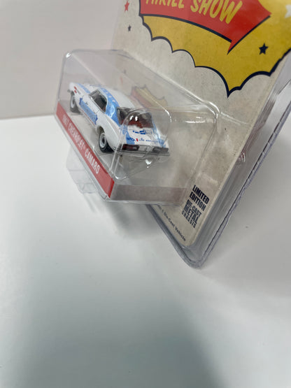 Greenlight 1/64 Hobby Exclusive Joie Chitwood's Thrill Show 1967 Chevrolet Camaro White & Blue