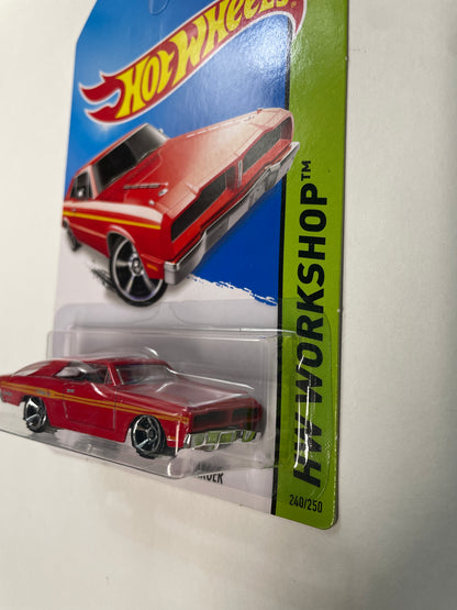 Hot Wheels 1/64 1974 Brazilian Dodge Charger Red - Damaged Car (Read description)