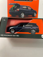 Matchbox 1/64 Moving Parts 1995 Volkswagen Golf MK3 Blue