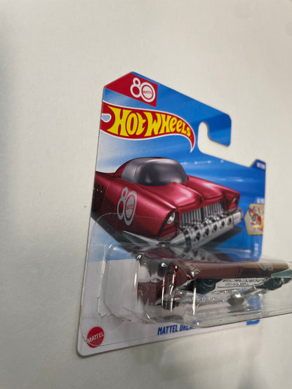Hot Wheels 1/64 Mattel Dream Mobile Short Card Red - Damaged Box