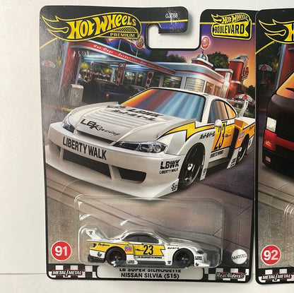 Hot Wheels 1/64 Boulevard Mix U (Set of 5)