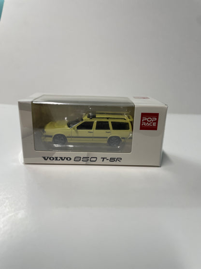 Pop Race 1/64 Volvo 850 T-5R Estate Cream Yellow