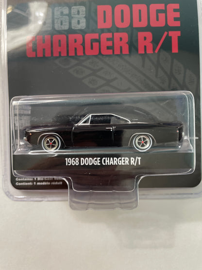 Greenlight 1/64 Hobby Exclusive 1968 Dodge Charger R/T Black - 44724