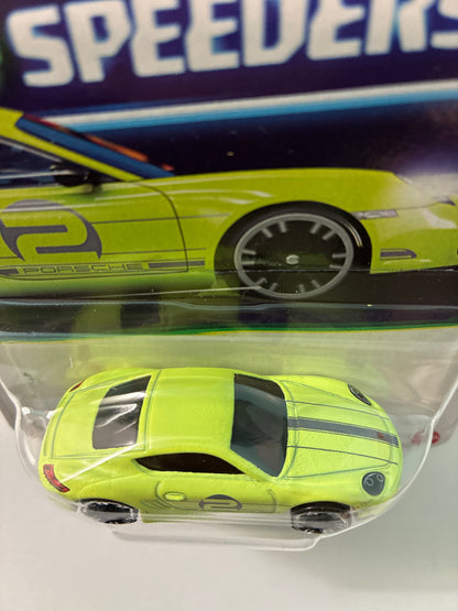 Hot Wheels 1/64 Neon Speeders Porsche Cayman S Green - JKY07