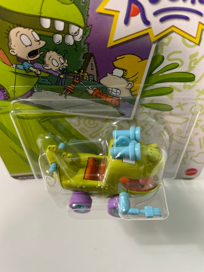 Hot Wheels 1/64 Pop Culture Rugrats Reptar Wagon/ Remorque Green JHW87
