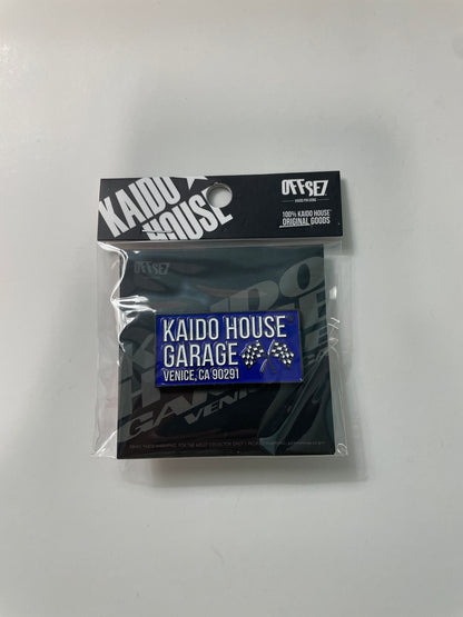 Kaido House Garage Pin Blue