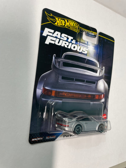 Hot Wheels 1/64 Fast & Furious Mix M Porsche 911 Carrera RS 3.8 Silver - JBM03