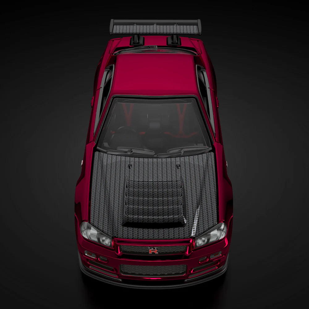 Hot Wheels 1/64 RLC 2024 Selections Car Nissan Skyline GT-R (BNR34) Red