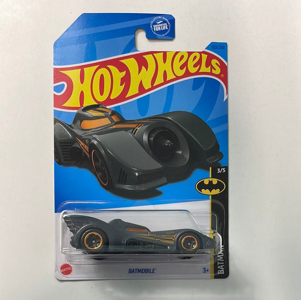 Hot Wheels 1/64 Batmobile Grey - Damaged Card