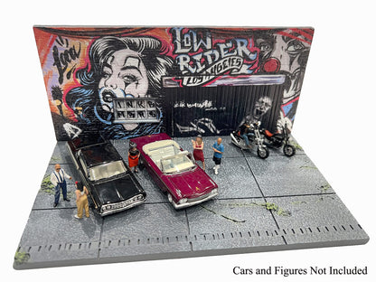 American Diorama 1/64 2024 Art La Lowrider Diorama Street - AD-2423