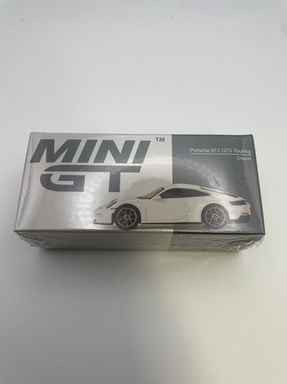 Mini GT 1/64 Porsche 911 (992) GT3 Touring Crayon White