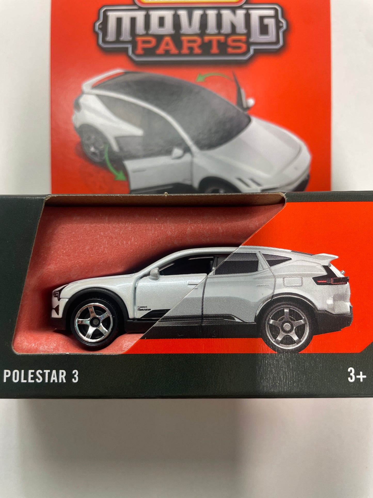 Matchbox 1/64 Moving Parts 2024 Polestar 3 White - JHV46