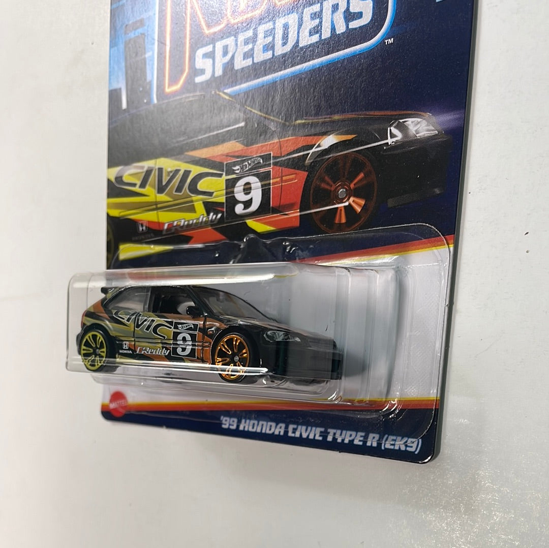 Hot Wheels 1/64 Neon Speeders ‘99 Honda Civic Type R (EK9)