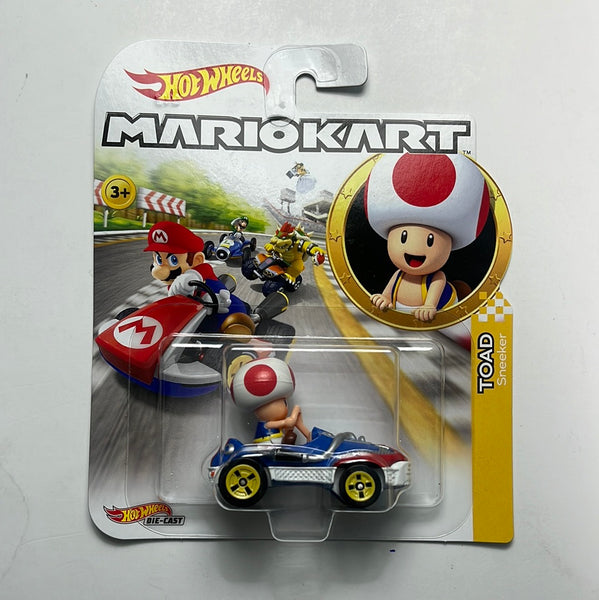 Hot Wheels 1/64 Mario Kart Toad w/ Sneeker
