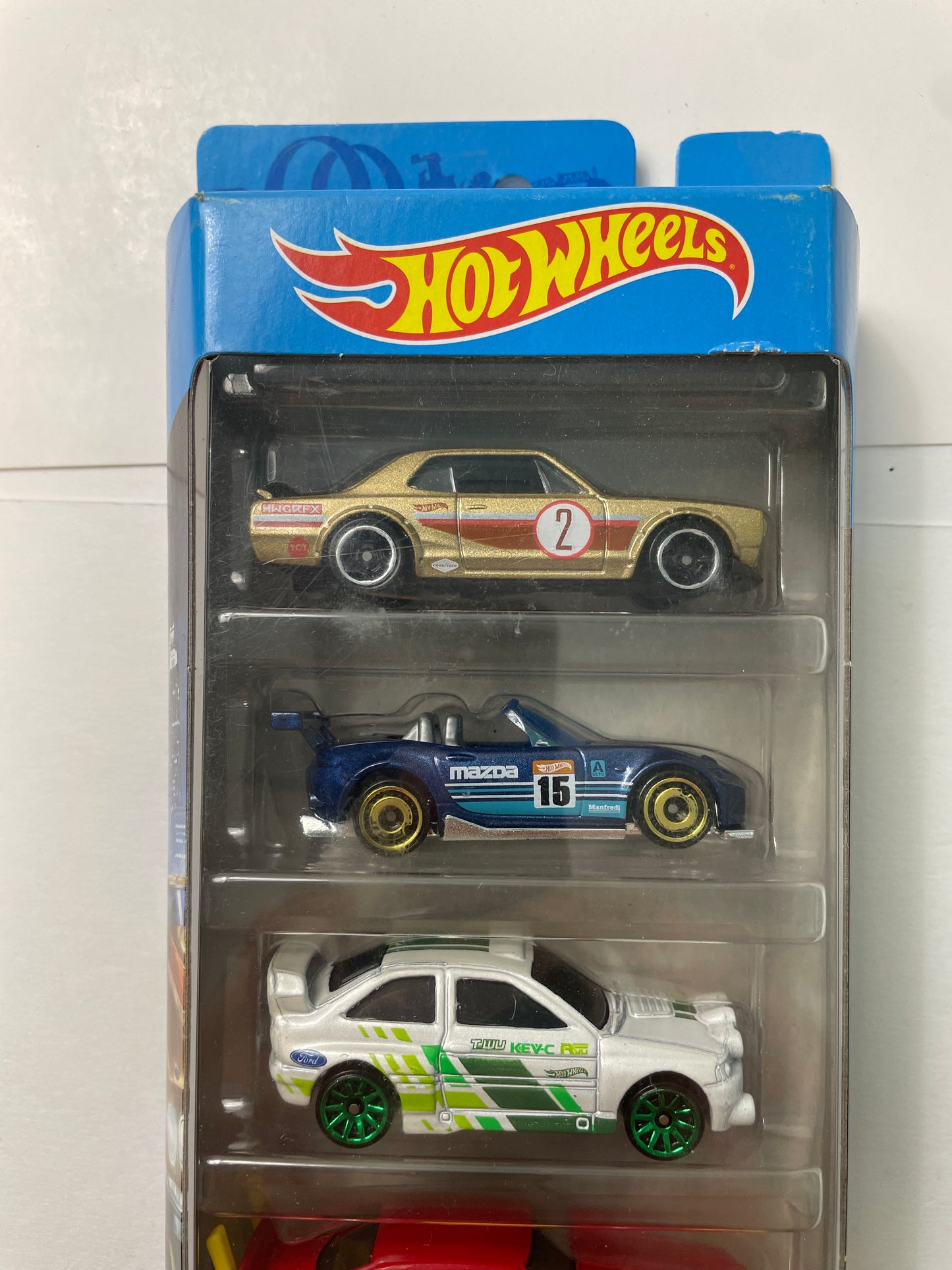 Hot Wheels 1/64 5 Pack Nightburnerz - Damaged Box