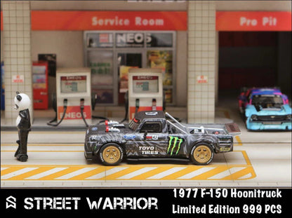 Street Warrior 1/64 Ford Hoonitruck 1977 F-150 Black