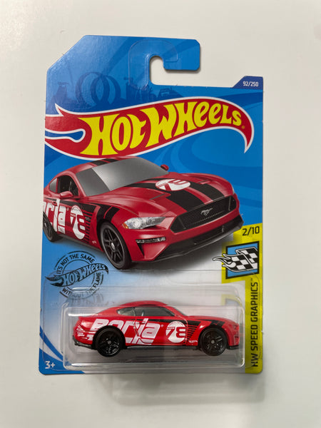 Hot Wheels 1/64 2018 Ford Mustang GT Borla Red