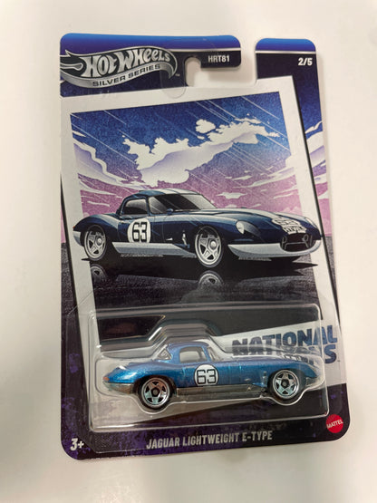 Hot Wheels 1/64 Silver Series National Icons Jaguar Lightweight E-Type Blue