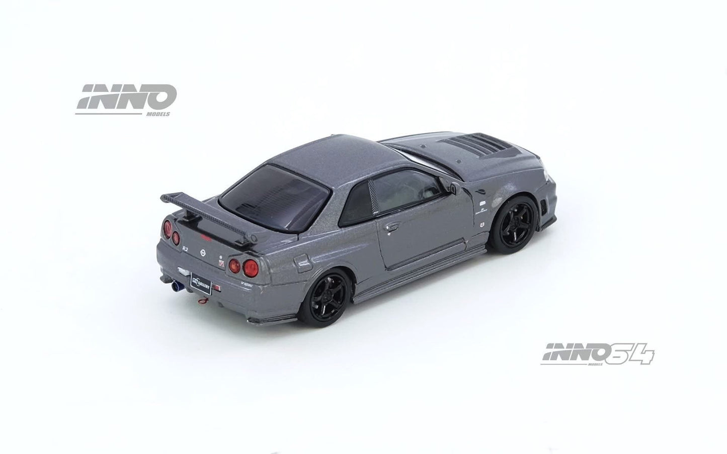 Inno64 1/64 Thailand Diecast Expo 2025 Event Edition Nissan Skyline GT-R (R34) Grey