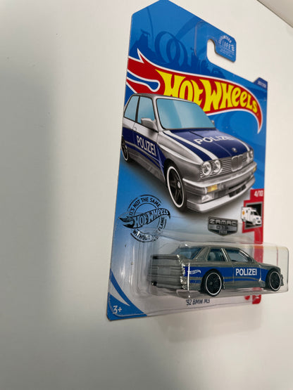 Hot Wheels 1/64 Zamac ‘92 BMW M3 Polizei - Damaged Box