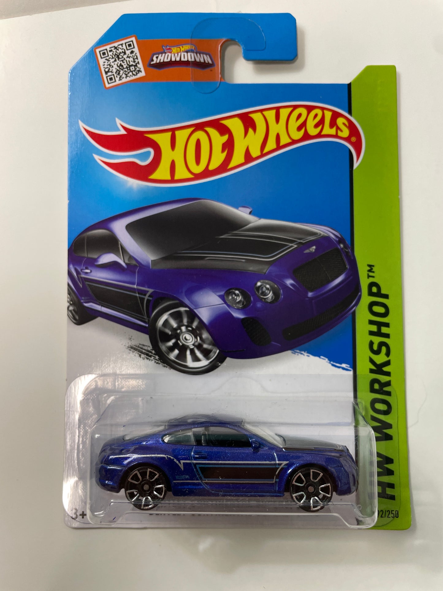 Hot Wheels 1/64 Bentley Continental Supersports Blue