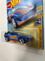 Hot Wheels 1/64 Rise ‘N Climb Blue - Damaged Card