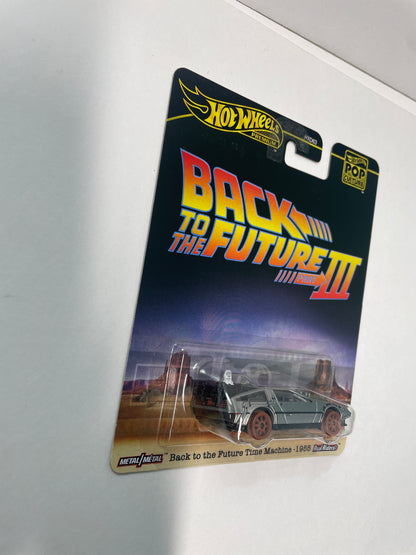 Hot Wheels 1/64 Pop Culture Back To The Future III Back To The Future Time Machine 1955 Grey