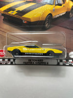 Hot Wheels 1/64 Boulevard De Tomaso Pantera Gruppo 4 Yellow