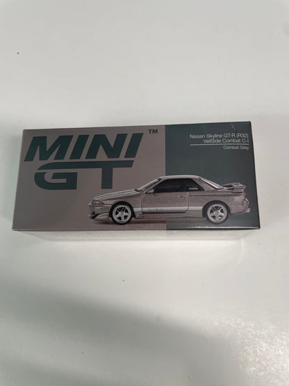 Mini GT 1/64 Nissan Skyline GT-R (R32) Veilside Combat C-I Combat Grey