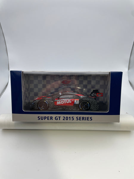 Ebbro 1/43 Nissan Motul Autech GT-R Super GT500 2015 Okayama Test n1 Black & Red