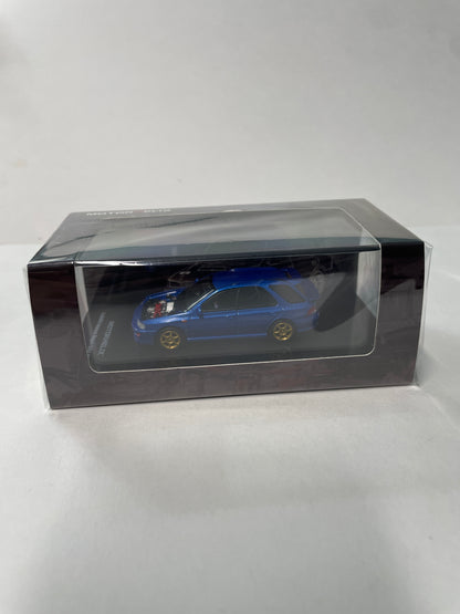 Motorhelix 1/64 Subaru Impreza Wagon WRX STI Ver. VI Customized World Rally Blue Mica - M67101