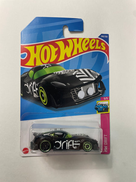 Hot Wheels 1/64 Treasure Hunt Muscle And Blown Black - Damaged Card