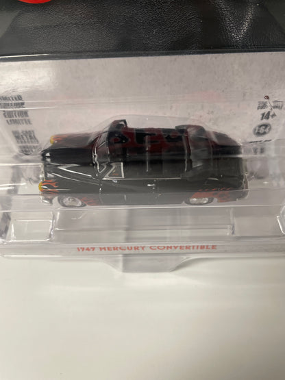 Greenlight Hollywood 1/64 Grease 1949 Mercury Convertible Black - 62010B
