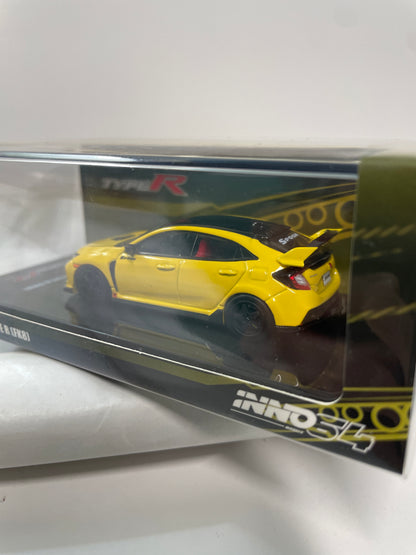 Inno64 1/64 Honda Civic Type R (FK8) Yellow - IN64-FK8-YL