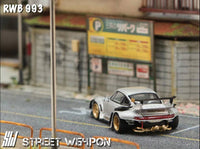 1/64 Street Warrior RWB 993 GT Wing Silver