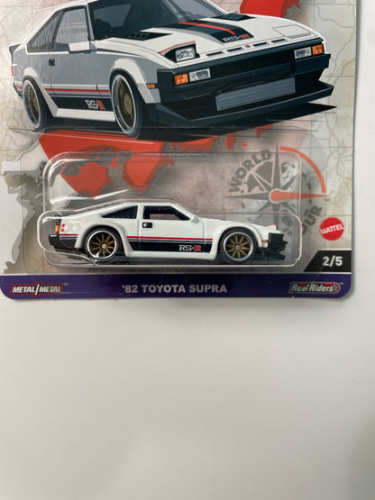 Hot Wheels 1/64 Car Culture ‘82 Toyota Supra (World Tour Series) White - HRV97