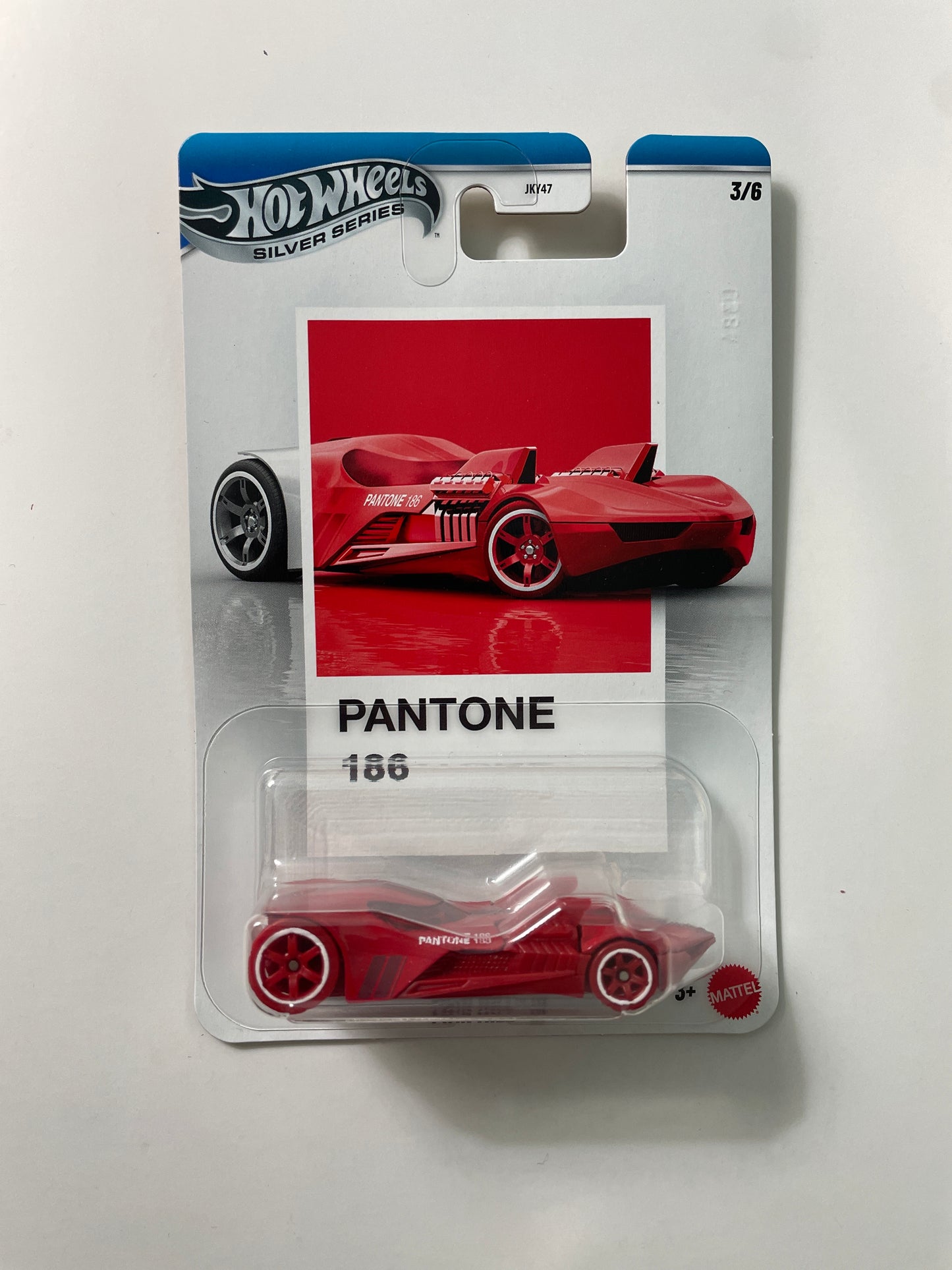 Hot Wheels 1/64 Silver Series Pantone 186 Twin Mill III Red - JKY51