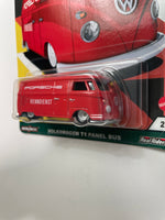 Hot Wheels 1/64 Car Culture Deutschland Design Volkswagen T1 Panel Bus Red