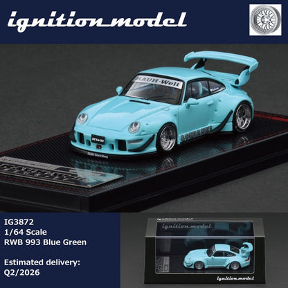 Ignition Model 1/64 RWB 993 Blue Green - 3872