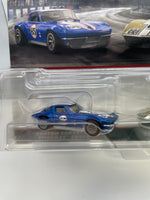 Hot Wheels 1/64 Car Culture Premium 2 Pack Custom Corvette Stingray Coupe & '69 Copo Corvette