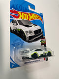 Hot Wheels 1/64 2018 Bentley Continental GT3 White