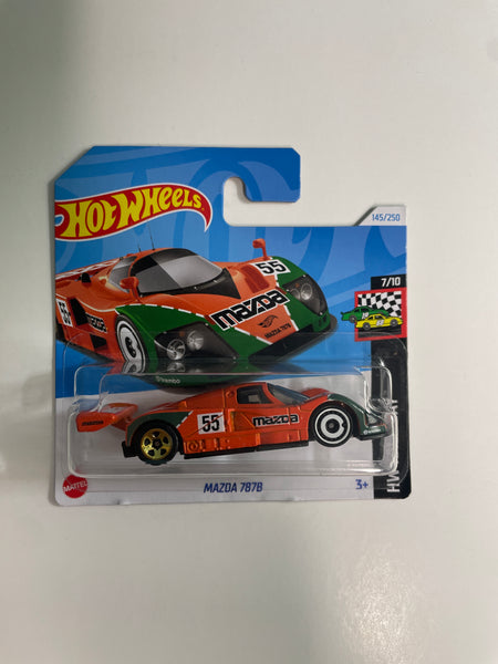 Hot Wheels 1/64 Mazda 787B Short Card Orange