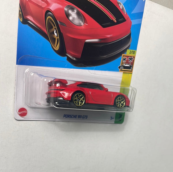 Hot Wheels 1/64 Porsche 911 GT3 Red – Flipn Diecast